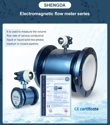 Shengda 2 Inch 50 mm Water Flow Meter Digital Fluid Flowmeter