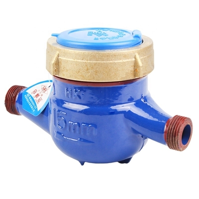 DN15 Multi Jet Wet or Dry Type Water Meter Manufacture