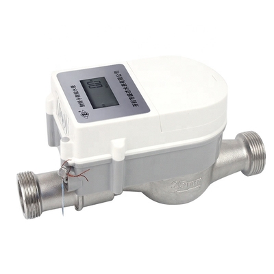 DN25 Intelligent Digital Prepaid Smart Water Meter with Flow