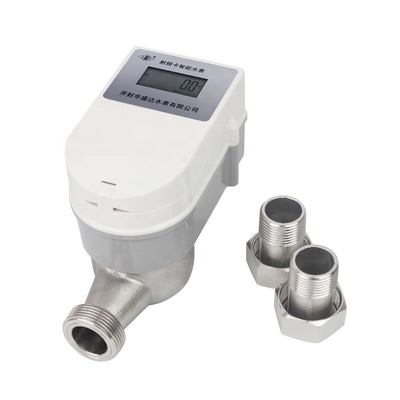 DN25 Intelligent Digital Prepaid Smart Water Meter with Flow