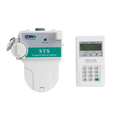 IC Card Gprs Split Keypad Sts Prepaid Water Flow Meter System Tap Supplier Cheap Price