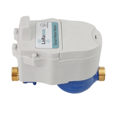 Wireless Remote Water Meter Reading Post Paid Brass Body Water Meter with Valve Lorawan