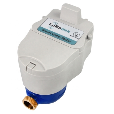 Wireless Remote Water Meter Reading Post Paid Brass Body Water Meter with Valve Lorawan