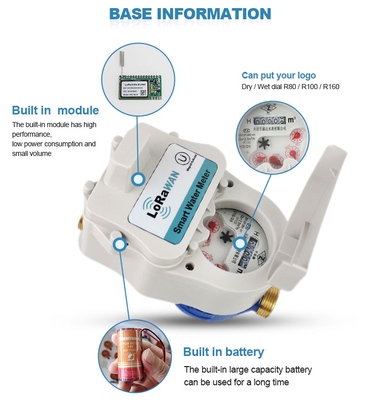 DN20 Factory Price GPRS Wireless Lorawan Remote Reading Water Meter